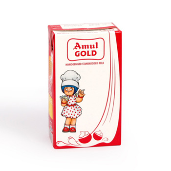 Amul Gold Standardised Milk 1 L
