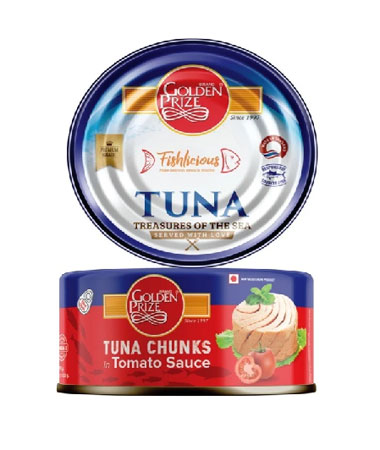 Golden Prize Tuna Chunks In Tomato Sauce 185 G