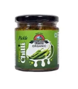 Health Fields Organic Green Chilli Pickle 200 G 