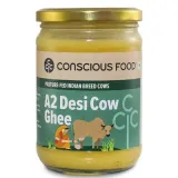 Conscious Food A2 Desi Cow Ghee 500 Ml 
