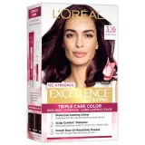Loreal Paris Excellence Creme Shade No 3.16 Burgundy Color 100 G + 72 Ml 