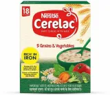Cerelac 5 Grains & Vegetables 18 To 24 Months 300 G