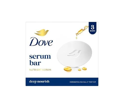 Dove Deep Nourish Serum Bar, Pack Of 3 Bars 
