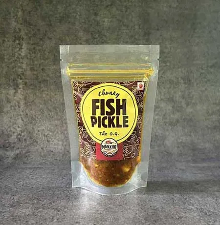 Manxho Fish Pickle - 90 Gm 