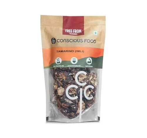 Conscious Food Tamarind (Imli) 200 Gm