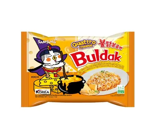Samyang Buldak Quattro Cheese Hot Chicken Flavour Ramen 