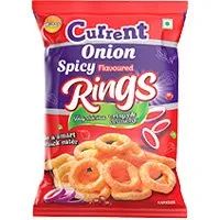 Current Onion Spicy Flavoured Rings, Namkeen 