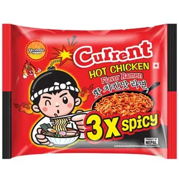Current 3x Spicy Hot Chicken Flavor Ramen Noodles 100 Gm  
