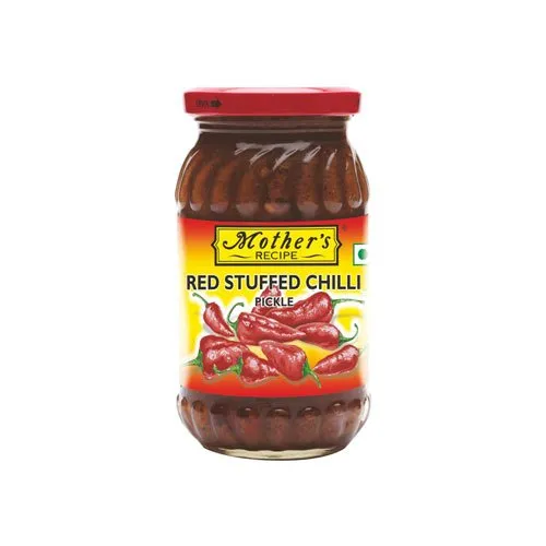 Mothers Recipe Red Stuffed Chilli Pickle 200 G 