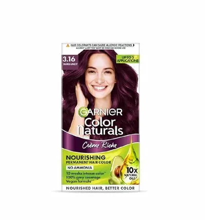 Garnier Color Naturals Shade No 3.16 Burgundy 35 Ml + 30 G 