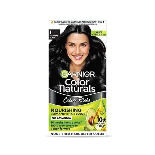 Garnier Color Naturals Creme Riche Shade No 1 Natural Black 35Ml + 30G 