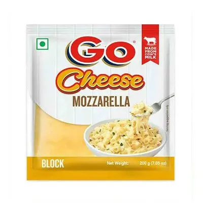 Go Mozzarella Block Cheese 200 G 