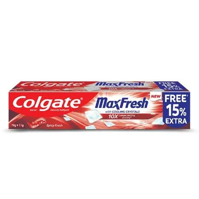 Colgate Max Fresh 10X Spicy Fresh 70G+11G 
