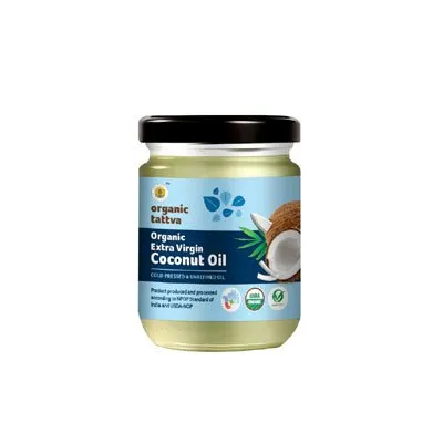 Organic Tattva Extra Virgin Cooking Coconut Oil 250 Ml 