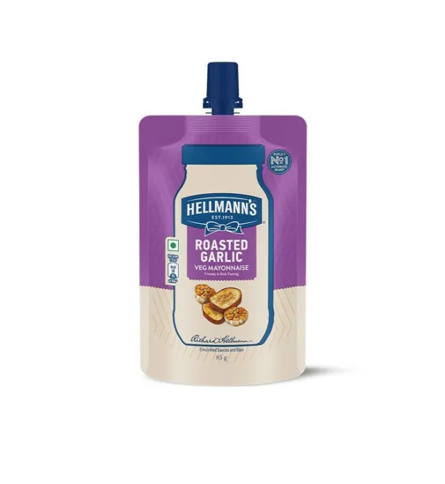 Hellmanns Roasted Garlic Veg Mayonnaise 85 G 