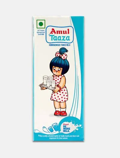 Amul Taaza Milk 200 Ml 