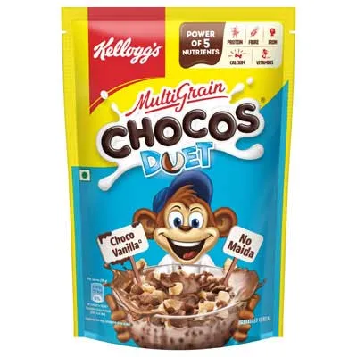 Kelloggs Multigrain Chocos Doet, Choco Vanilla 375 G