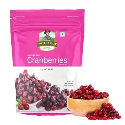 Jewel Farmer American Dried Cranberries 200 G
