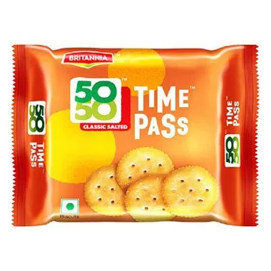 Britannia 50-50 Time Pass Classic Salted 142 G
